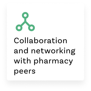 Collaboration and networking with pharmacy peers